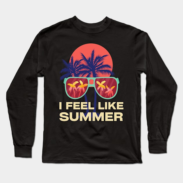 summer vibes Long Sleeve T-Shirt by MahmoudHif